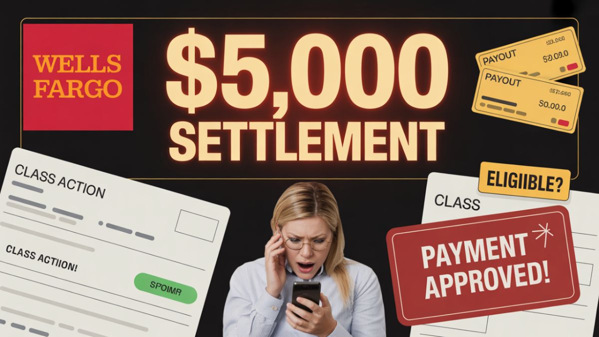 $5,000 Wells Fargo Settlement